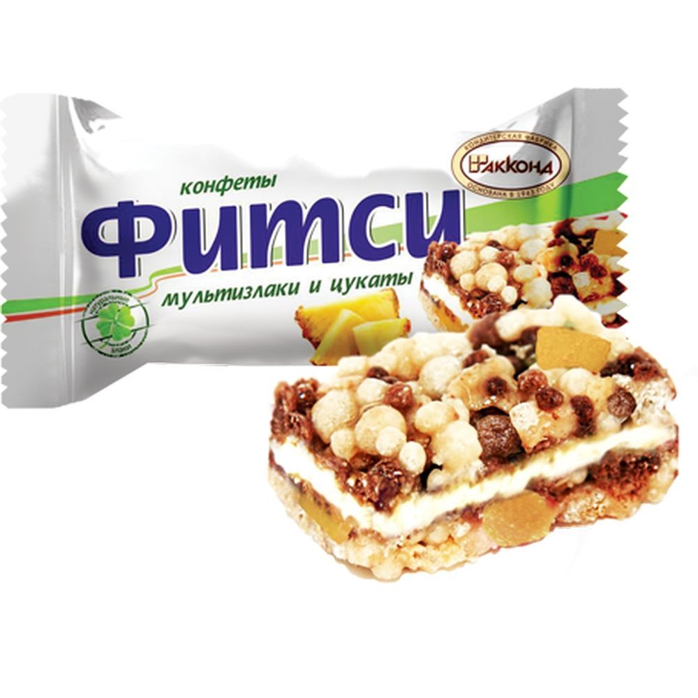 картинка Конфеты Фитси мультизлаки и цукаты, 1 кг 