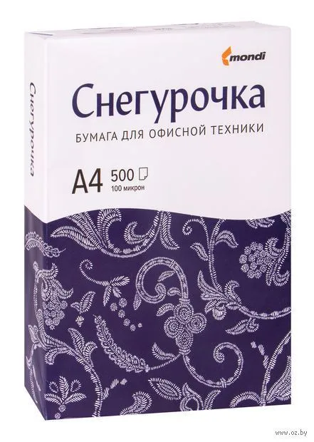 картинка Бумага Снегурочка, А4 пач. 500 л.